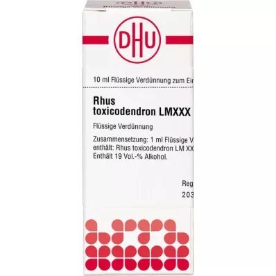 RHUS TOXICODENDRON LM XXX Hígítás, 10 ml