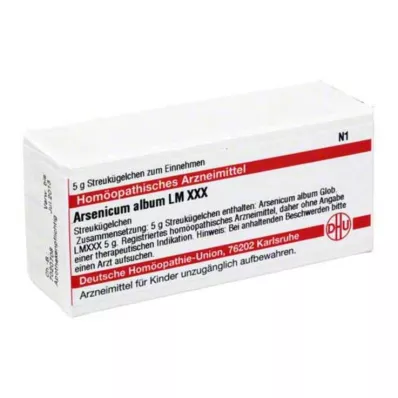 DHU LM Arsenicum album XXX Gömbök, 5 g DHU LM Arsenicum album XXX Gömbök, 5 g