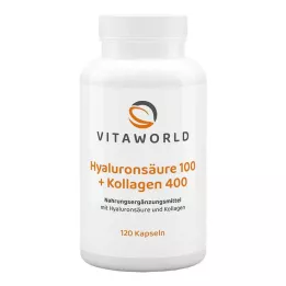 HYALURONSÄURE 100+Collagen 400 kapszula, 120 kapszula