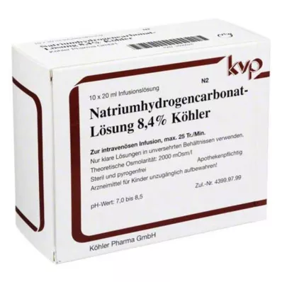 Nátrium-hidrogén-karbonát 8,4%, 10X20 ml Nátrium-hidrogén-karbonát 8,4%, 10X20 ml
