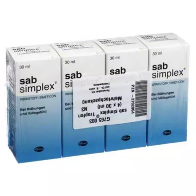 SAB simplex orális szuszpenzió, 4X30 ml