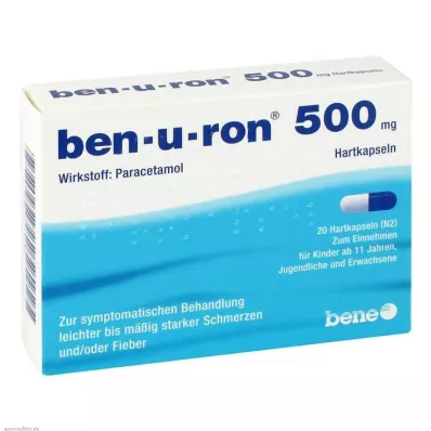 Ben-U-Ron 500 mg kapszula, 20 db