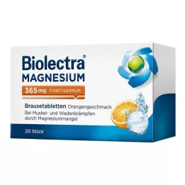 BIOLECTRA Magnézium 365 mg fortissimum Orange, 20 db