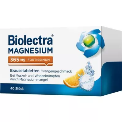 BIOLECTRA Magnézium 365 mg fortissimum Orange, 40 db