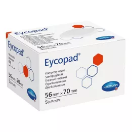 EYCOPAD Szemtamponok 56x70 mm nem steril, 5 db