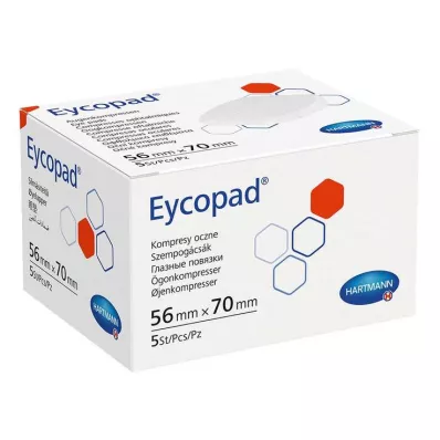 EYCOPAD Szemtamponok 56x70 mm nem steril, 5 db