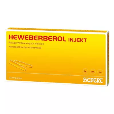 HEWEBERBEROL injekciós ampullák, 10 db