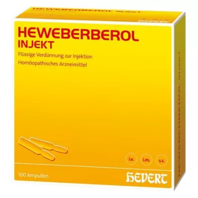 HEWEBERBEROL injekciós ampulla, 100 db