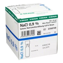 KOCHSALZLÖSUNG 0,9%-os Miniplasco connect, 20X10 ml