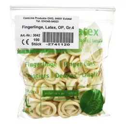 FINGERLING Latex OP 4-es méret, 100 db