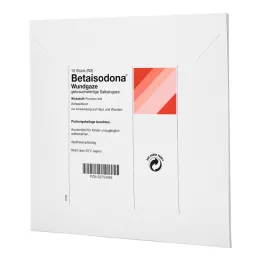 BETAISODONA 10x10 cm-es sebgéz, 10 db
