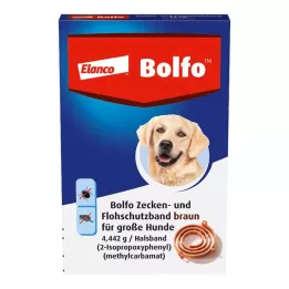 BOLFO Bolhavédő pánt barna, nagytestű kutyáknak, 1 db