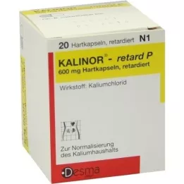 KALINOR retard P 600 mg kemény kapszula, 20 db
