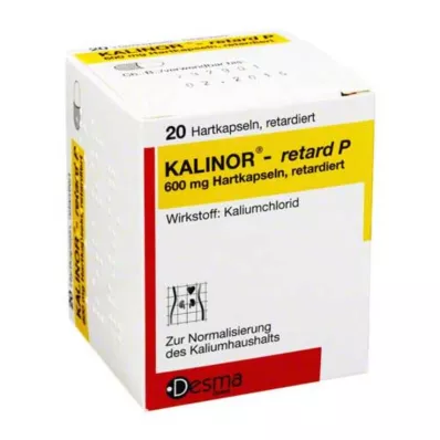KALINOR retard P 600 mg kemény kapszula, 20 db KALINOR retard P 600 mg kemény kapszula, 20 db