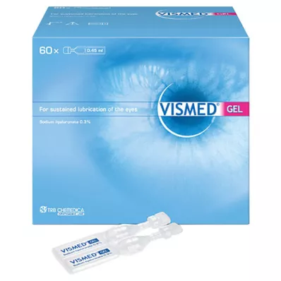 VISMED GEL Egyszer használatos adagok, 60X0,45 ml