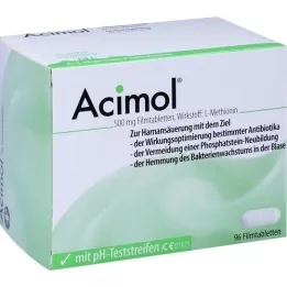 ACIMOL pH tesztcsíkokkal filmtabletta, 96 db