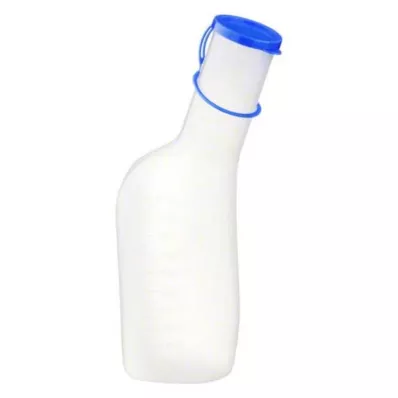 Vizeletüveg műanyag férfi kupakkal 1000ml tejes, 1 db