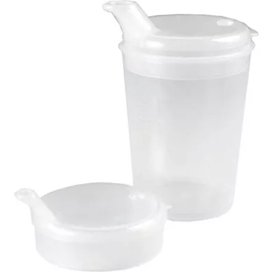 EINNEHMEBECHER fogantyú nélkül, fedéllel 4mm tejes, 1 db