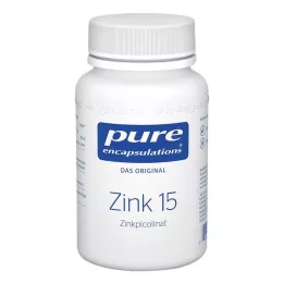 PURE ENCAPSULATIONS Cink 15 cink-pikolinát kapszula, 180 kapszula