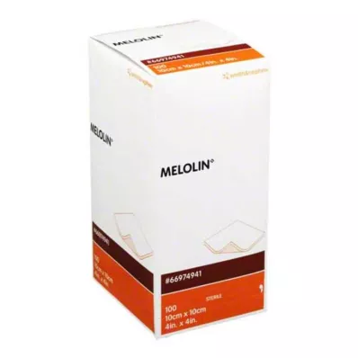MELOLIN 10x10 cm-es sebkötszerek steril, 100 db
