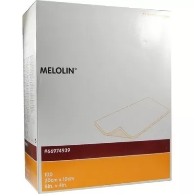MELOLIN 10x20 cm-es sebkötszerek steril, 100 db