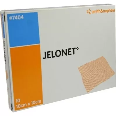 JELONET Paraffinos géz 10x10 cm steril, 10 db