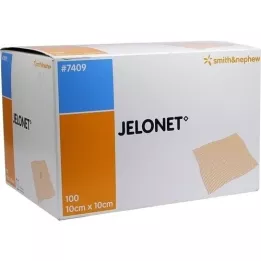 JELONET Paraffinos géz 10x10 cm steril, 100 db