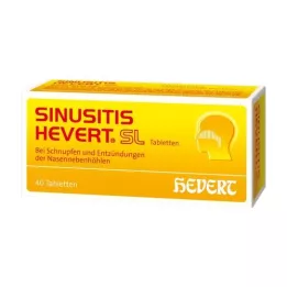 SINUSITIS HEVERT SL Tabletta, 40 db