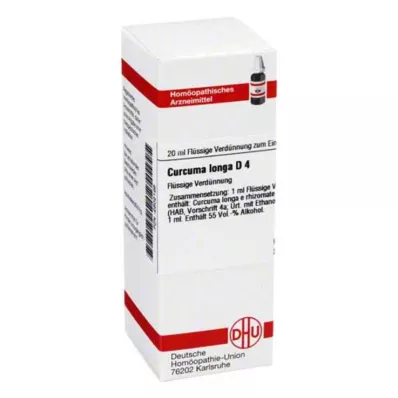 CURCUMA LONGA D 4 hígítás, 20 ml CURCUMA LONGA D 4 hígítás, 20 ml