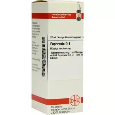 DHU Euphasia D 1 Hígítás, 20 ml