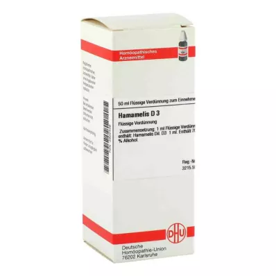 HAMAMELIS D 3 Hígítás, 50 ml HAMAMELIS D 3 Hígítás, 50 ml