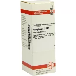 PHOSPHORUS D 200 hígítás, 20 ml