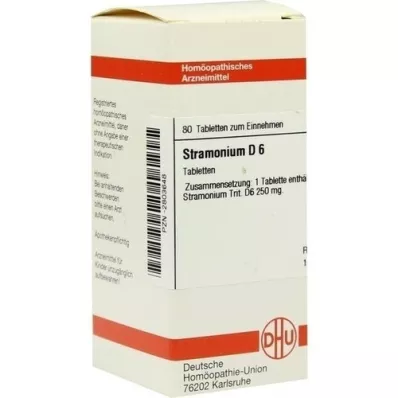 STRAMONIUM D 6 tabletta, 80 db