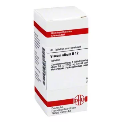 VISCUM ALBUM D 12 tabletta, 80 db