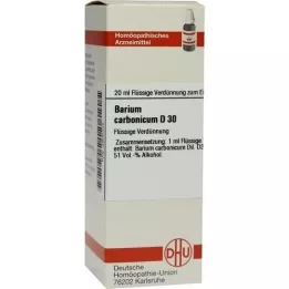 BARIUM CARBONICUM D 30 Hígítás, 20 ml