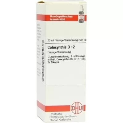 COLOCYNTHIS D 12 Hígítás, 20 ml