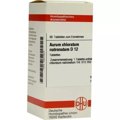 AURUM CHLORATUM NATRONATUM D 12 tabletta, 80 db