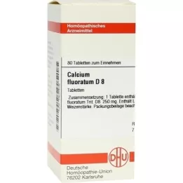 CALCIUM FLUORATUM D 8 tabletta, 80 db