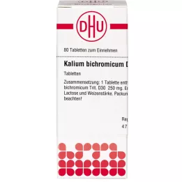 KALIUM BICHROMICUM D 30 tabletta, 80 db