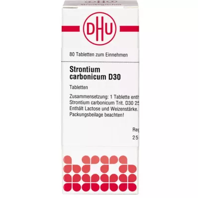 STRONTIUM CARBONICUM D 30 tabletta, 80 db