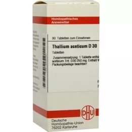 THALLIUM ACETICUM D 30 tabletta, 80 db