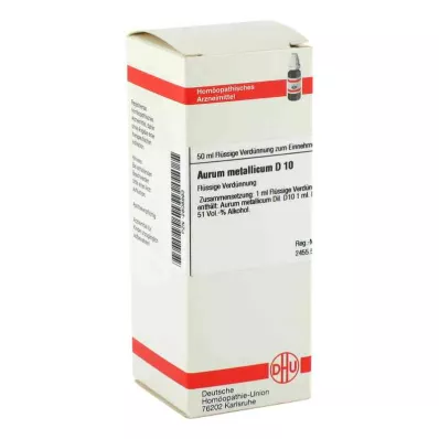 AURUM METALLICUM D 10 hígítás, 50 ml AURUM METALLICUM D 10 hígítás, 50 ml