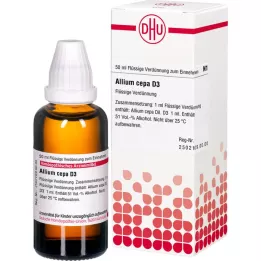 ALLIUM CEPA D 3 Hígítás, 50 ml