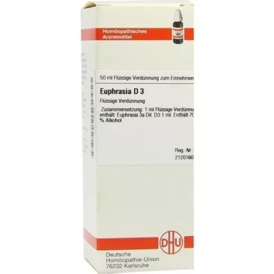 EUPHRASIA D 3 Hígítás, 50 ml