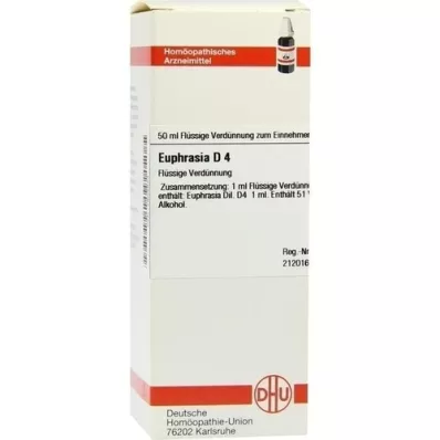 EUPHRASIA D 4 hígítás, 50 ml