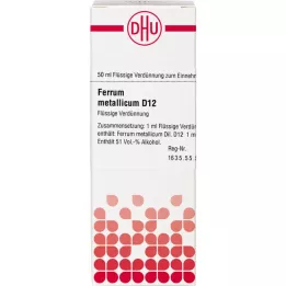 FERRUM METALLICUM D 12 Hígítás, 50 ml