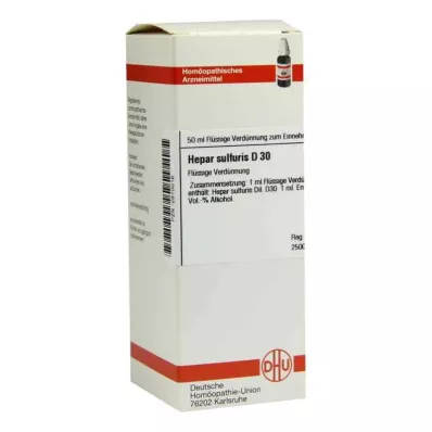 HEPAR SULFURIS D 30 hígítás, 50 ml