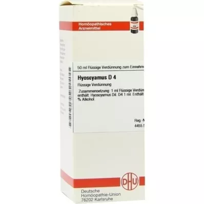 HYOSCYAMUS D 4 hígítás, 50 ml