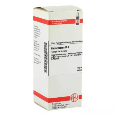 HYOSCYAMUS D 4 hígítás, 50 ml HYOSCYAMUS D 4 hígítás, 50 ml
