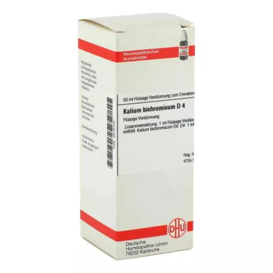 KALIUM BICHROMICUM D 4 hígítás, 50 ml KALIUM BICHROMICUM D 4 hígítás, 50 ml